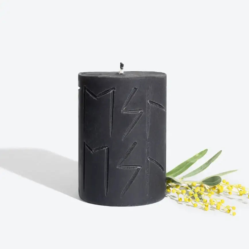 Runenkerze HEL – Transformation und Neubeginn - by SteinKunstWerk | Kerzen aus nachhaltiger Herstellung