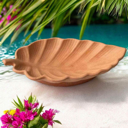 Eichenblatt Schmuckschale – Natürlichkeit trifft auf Eleganz - by SteinKunstWerk | Deko aus nachhaltiger Herstellung