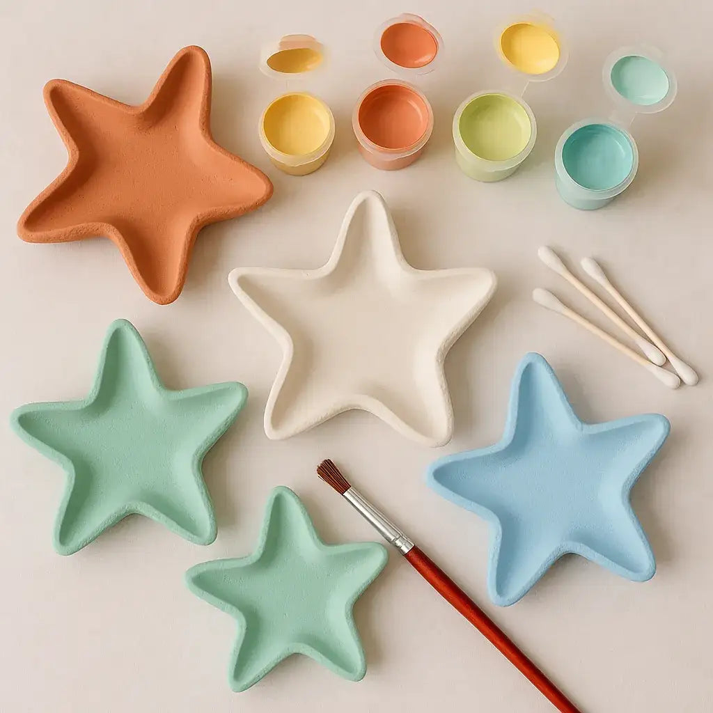 Handgefertigte Seestern-Ringschale – maritime Schmuckablage & DIY-Idee - by SteinKunstWerk | Deko aus nachhaltiger Herstellung