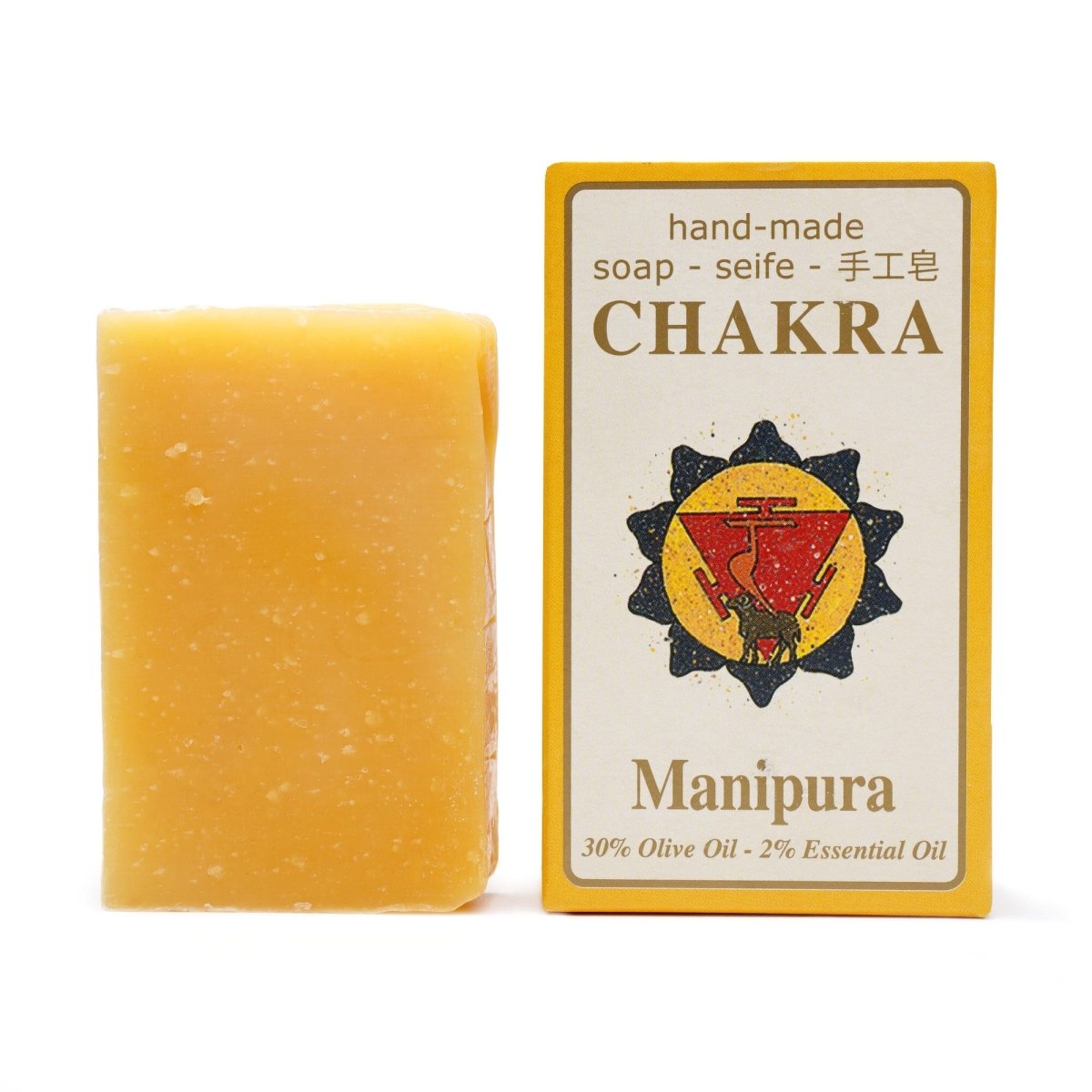 Manipura Chakra-Seife – Vanille & Kardamom, 70 g