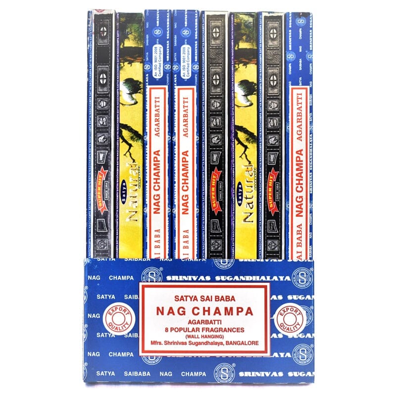 Nag Champa Räucherstäbchen-Set – klassische Duftauswahl
