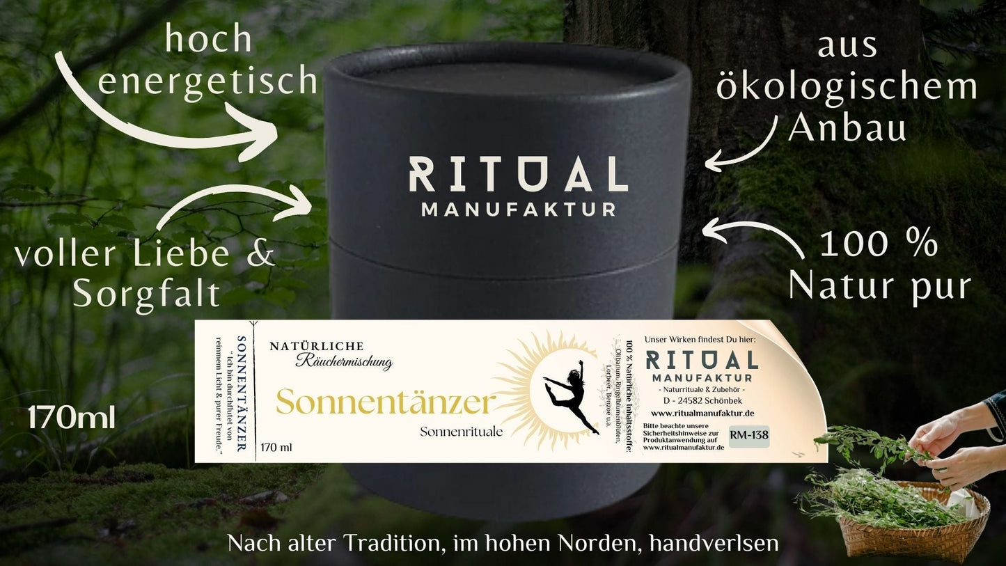Sonnentänzer Räucherwerk – Detailaufnahme der Mischung