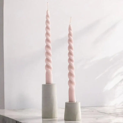 Stabkerzenhalter STELLA – 2er-Set für stilvolle Akzente - by SteinKunstWerk | Outdoor aus nachhaltiger Herstellung