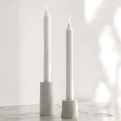Stabkerzenhalter STELLA – 2er-Set für stilvolle Akzente - by SteinKunstWerk | Outdoor aus nachhaltiger Herstellung