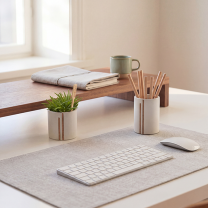 Bannik Design Lomvika – Stiftehalter aus Beton und Holz, Produktansicht 9