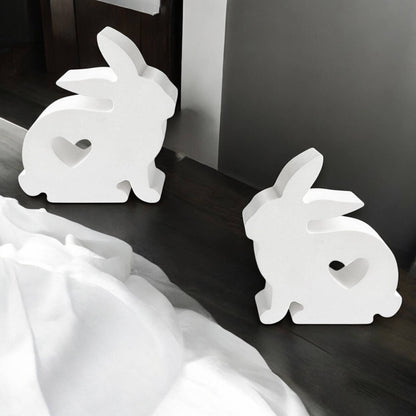 Sitting rabbit figure for your beautiful Easter decoration! Order now and make Easter something very special!