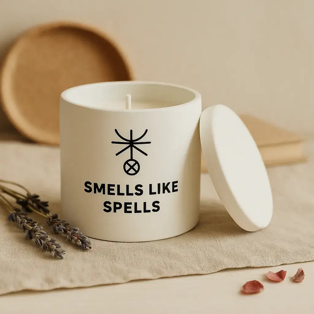 Tarotkerze „Der Stern“ – Handgefertigte Kerze für Hoffnung, Inspiration & Neubeginn - by SteinKunstWerk | Tarotkerzen aus nachhaltiger Herstellung