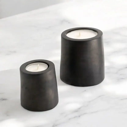 Teelichthalter GEMMA (2er Set) - by SteinKunstWerk | Outdoor aus nachhaltiger Herstellung