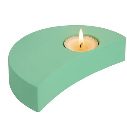 Mondsichel Teelichthalter – handgemachte Deko mit Magie & Sinn - by SteinKunstWerk | HE aus nachhaltiger Herstellung