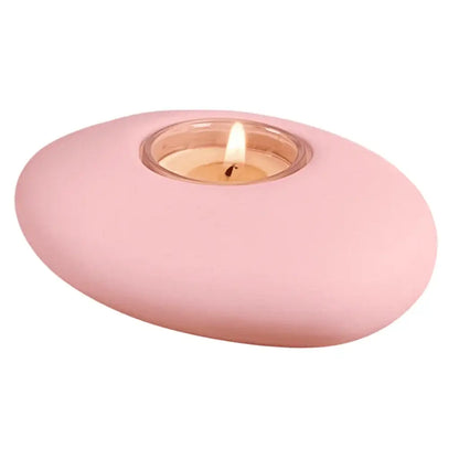 Ovale Eleganz – dein handgegossener Teelichthalter mit Bedeutung - by SteinKunstWerk | Deko aus nachhaltiger Herstellung