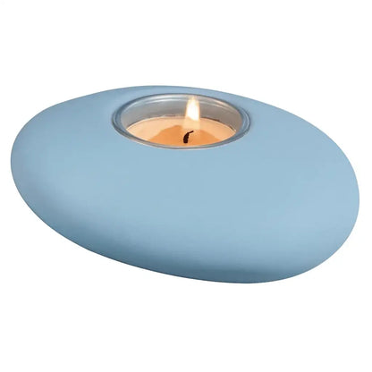 Ovale Eleganz – dein handgegossener Teelichthalter mit Bedeutung - by SteinKunstWerk | Deko aus nachhaltiger Herstellung