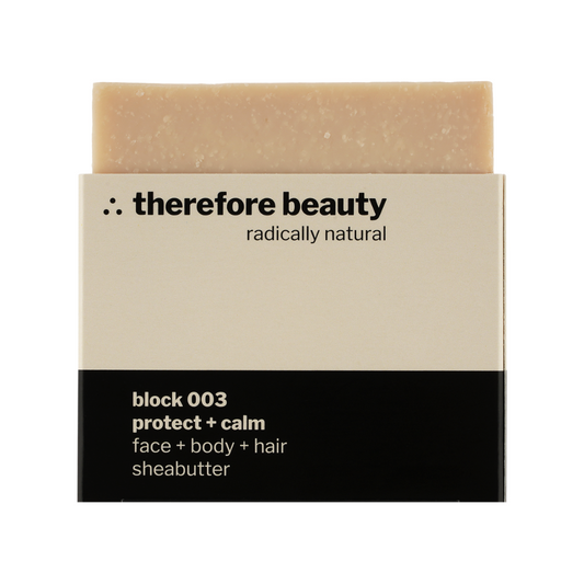 Componente del set: therefore beauty block 003 – jabón con karité, 100 g