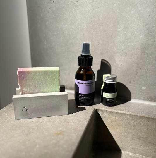 Product image: therefore beauty block holder 001 – concrete soap holder