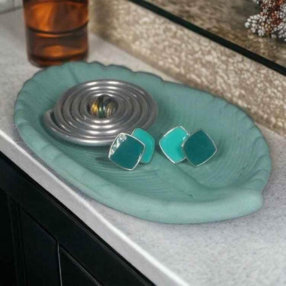 SteinKunstWerk Schmuckschale Mint mit Tropisches Flair - by SteinKunstWerk | aus nachhaltiger Herstellung