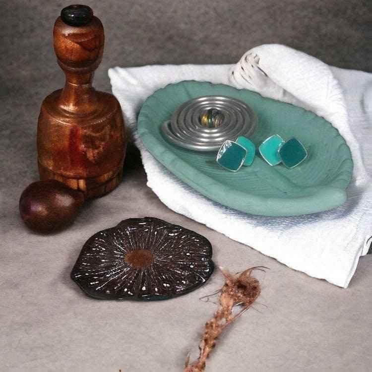 SteinKunstWerk Schmuckschale Mint mit Tropisches Flair - by SteinKunstWerk | aus nachhaltiger Herstellung