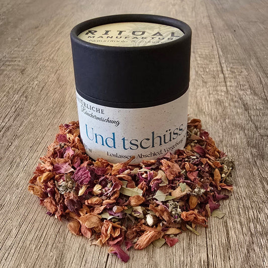 Und tschüss Räuchermischung von Ritualmanufaktur – Produktansicht