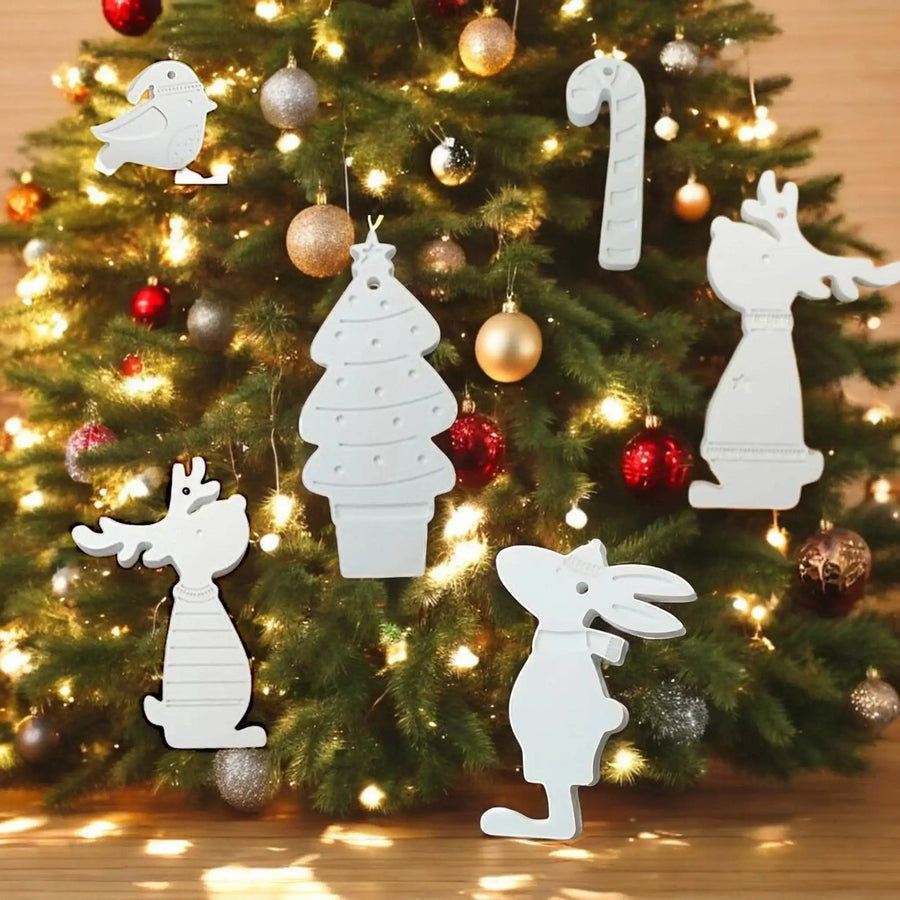 Weihnachtliche Anhänger – stilvolle Deko für Advent & Weihnachten - by SteinKunstWerk | HE aus nachhaltiger Herstellung