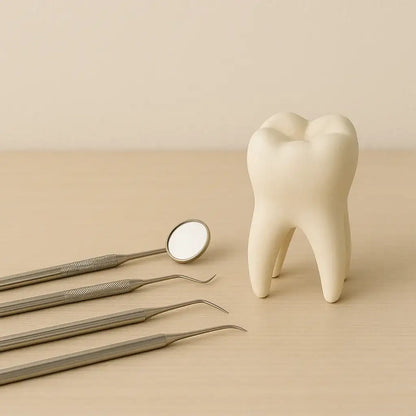Handgefertigtes Zahnmodell – stilvolle Deko für Zahnarztpraxis, Wartezimmer & Geschenkideen - by SteinKunstWerk | HE aus nachhaltiger Herstellung