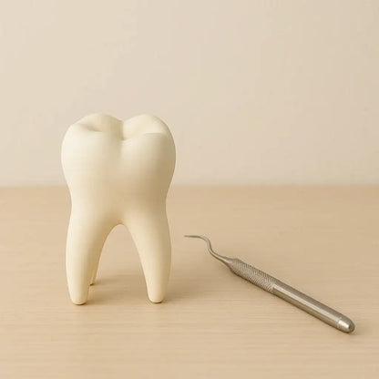 Handgefertigtes Zahnmodell – stilvolle Deko für Zahnarztpraxis, Wartezimmer & Geschenkideen - by SteinKunstWerk | HE aus nachhaltiger Herstellung