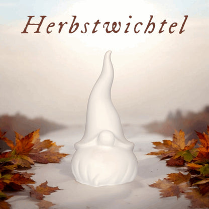 Zauberhafter Handgefertigter Herbstwichtel - Einzigartige Herbstdeko für Ihr Zuhause - Stein.Kunst.Werk.